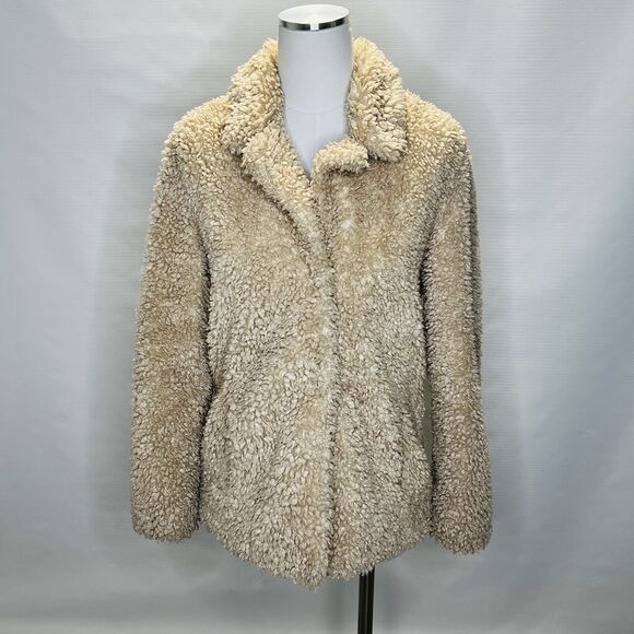 Abercrombie & Fitch Other - Abercrombie Kids Tan Brown Sherpa Teddy Coat - Size 15/16